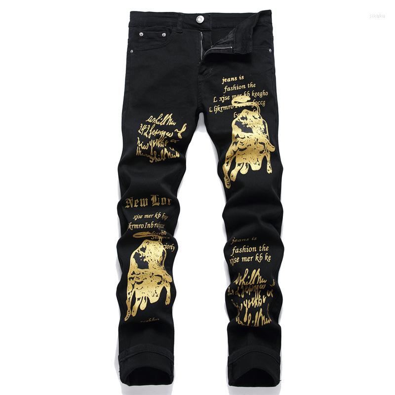Men's Jeans Men's 2022 Autumn Punk Street Ripped Pencil Pants Dye Printed Middle Waist Men Trousers Black Slim Elastic, Picture shown
Men's Jeans Men's 2022 Autumn Punk Street Ripped Pencil Pants Dye Printed Middle Waist Men Trousers Black Slim Elastic, Picture shown