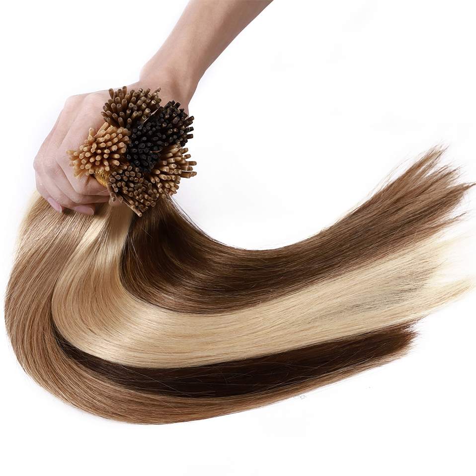 100g/pack i Tip Hair Extension stick Prebonded Fusion Straight Hair 100strands/pack, 1b# natural color
100g/pack i Tip Hair Extension stick Prebonded Fusion Straight Hair 100strands/pack, 1b# natural color