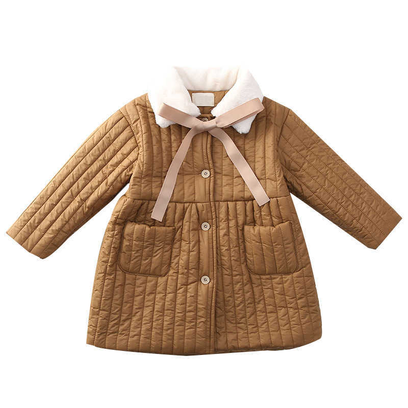 Children's Coat clothes new style girl's cotton padded for and in winter thickened coats for children