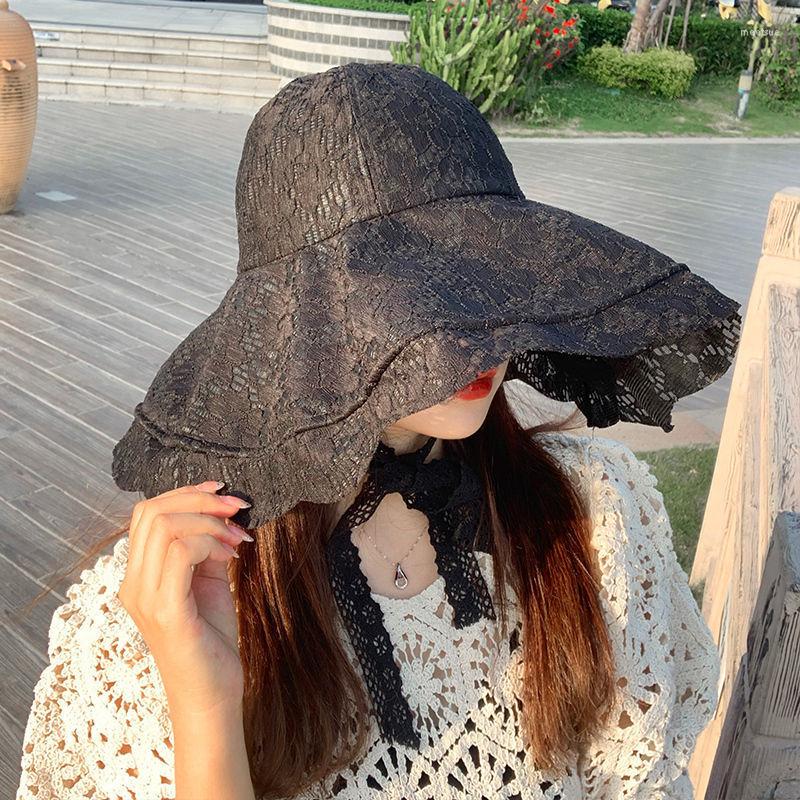 Wide Brim Hats Summer Sun Hat Hollow Lace Holiday Outing Big Side Fisherman With Female Straw Women, 002white
Wide Brim Hats Summer Sun Hat Hollow Lace Holiday Outing Big Side Fisherman With Female Straw Women, 002white