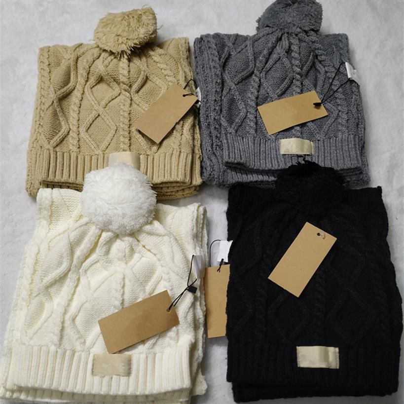 Mens Designer Scarves Hats Set Women Winter Beanie Knitted Cap Scarf Outdoor Ski Sports Mask Beanies Caps193F
Mens Designer Scarves Hats Set Women Winter Beanie Knitted Cap Scarf Outdoor Ski Sports Mask Beanies Caps193F