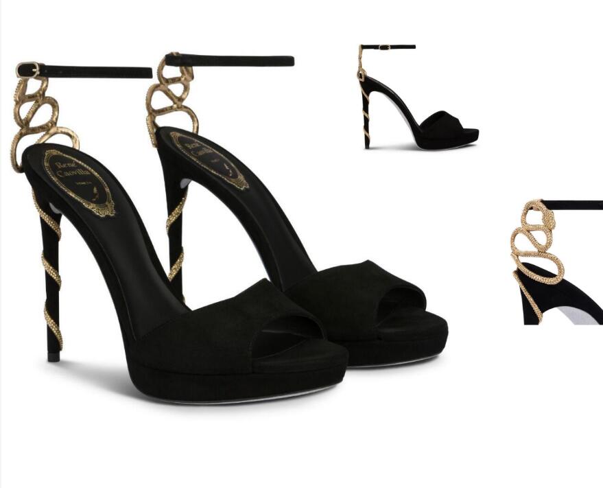Italy Design Renecaovilla Morgana Sandals Shoes Women Gold Crystal Snake Wrapped Waterproof Taiwan Lady High Heels Party Wedding Dress Gladiator
Italy Design Renecaovilla Morgana Sandals Shoes Women Gold Crystal Snake Wrapped Waterproof Taiwan Lady High Heels Party Wedding Dress Gladiator