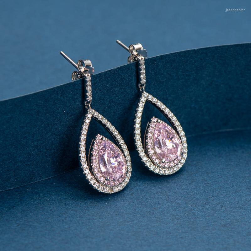 Dangle Earrings Apasion S925 Silver Color Sparkling 7 10mm Pink High Carbon Diamond Hollow Women Drop Fine Jewelry Female Gift
Dangle Earrings Apasion S925 Silver Color Sparkling 7 10mm Pink High Carbon Diamond Hollow Women Drop Fine Jewelry Female Gift