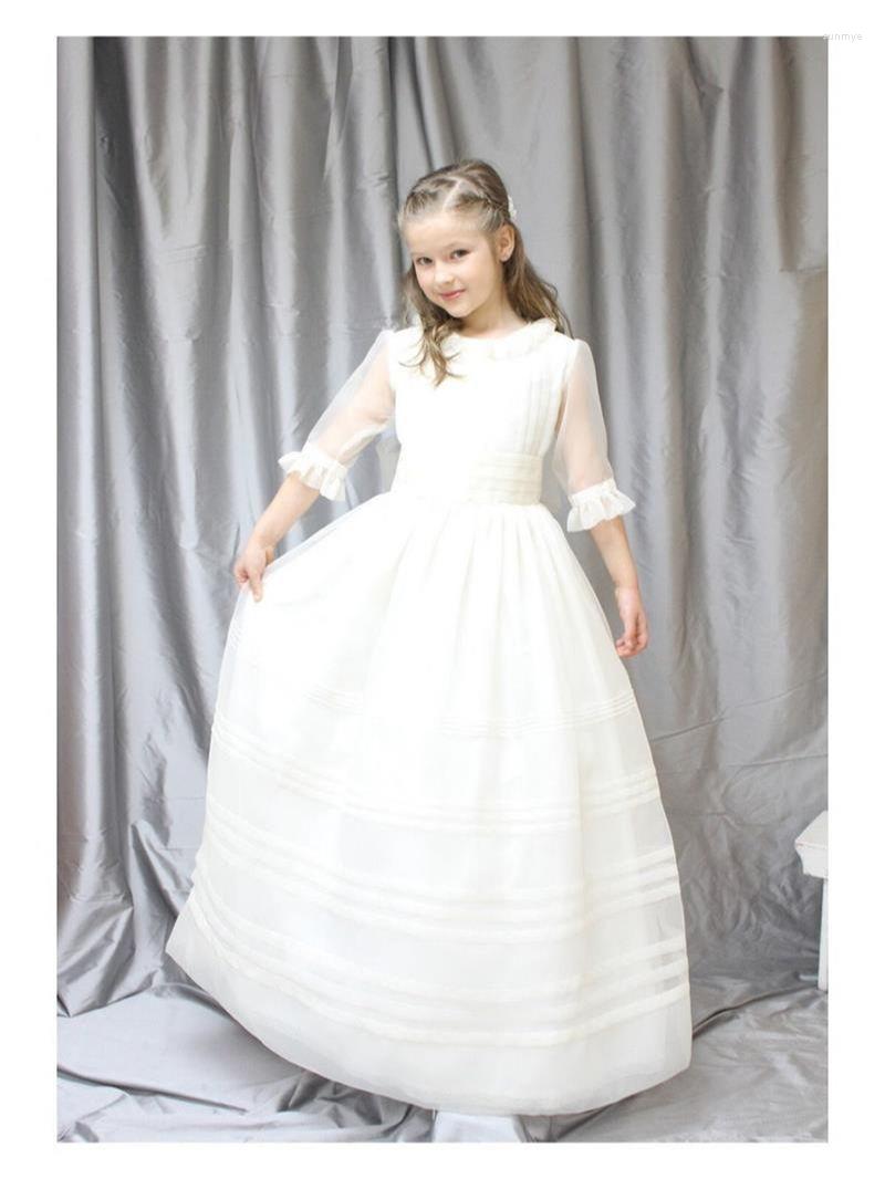 Girl Dresses Half Illusion Sleeves Bohemia Bow Flower For Wedding Ruched A Line Kids Bridesmaid Dress, Black
Girl Dresses Half Illusion Sleeves Bohemia Bow Flower For Wedding Ruched A Line Kids Bridesmaid Dress, Black