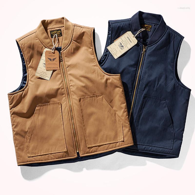 Men's Vests Men's Autumn And Winter Japanese Retro Thickened Cotton Vest Men's Fashion 40% Cashmere Quilted Lining Sleeveless Warm, Khaki
Men's Vests Men's Autumn And Winter Japanese Retro Thickened Cotton Vest Men's Fashion 40% Cashmere Quilted Lining Sleeveless Warm, Khaki