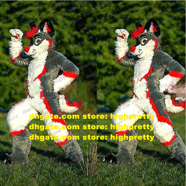 Grey Long Fur Furry Husky Mascot Costume Dog Fox Wolf Fursuit Adult Cartoon Character Suit Carnival Fiesta Anime Costumes zz7582, As in photos
Grey Long Fur Furry Husky Mascot Costume Dog Fox Wolf Fursuit Adult Cartoon Character Suit Carnival Fiesta Anime Costumes zz7582, As in photos