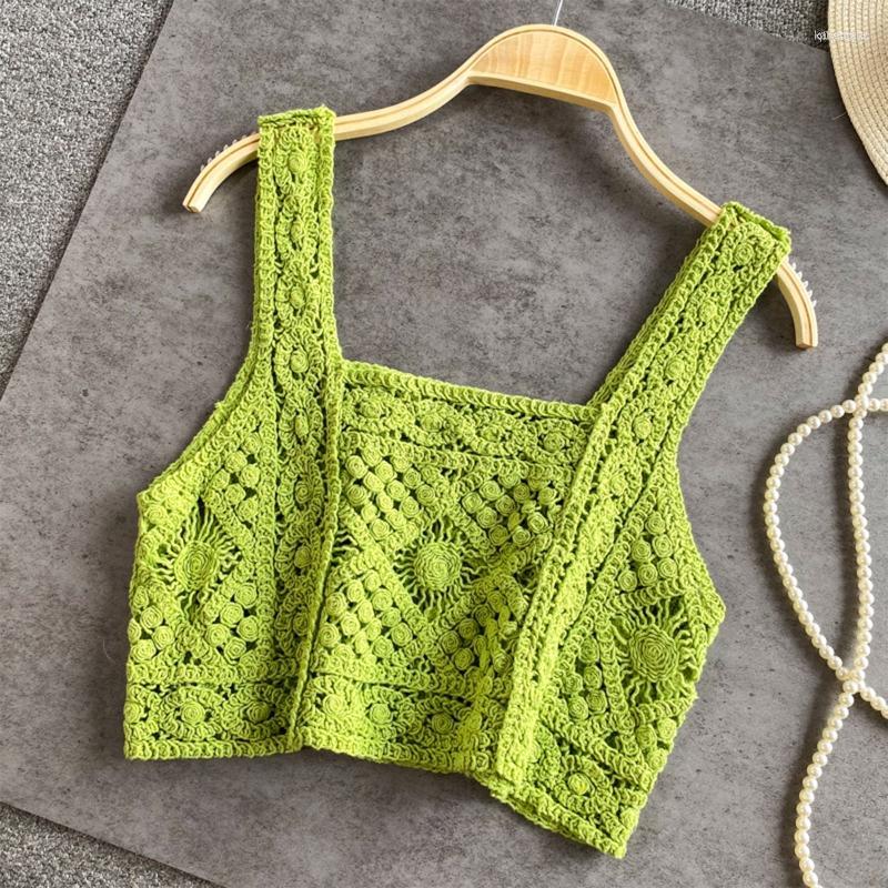 Women's Tanks Women's Women Summer Crochet Sleeveless Crop Tank Top Ethnic Hollow Out Knit Rhombus Plaid Sweater Vest Square Neck, Green
Women's Tanks Women's Women Summer Crochet Sleeveless Crop Tank Top Ethnic Hollow Out Knit Rhombus Plaid Sweater Vest Square Neck, Green