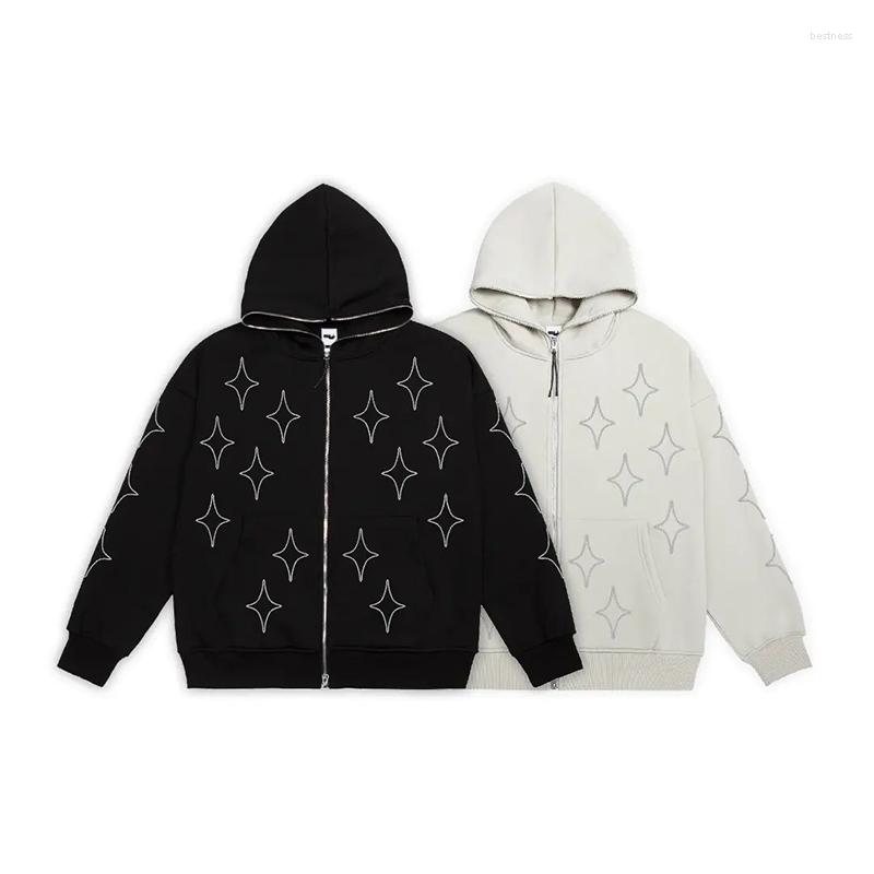 Men' Hoodies Zip Hoodie Star Pattern Print Goth Sweatshirt Sport Coat Pullover Gothic Long Sleeve Oversized Y2k Jacket Men, Black 
Men' Hoodies Zip Hoodie Star Pattern Print Goth Sweatshirt Sport Coat Pullover Gothic Long Sleeve Oversized Y2k Jacket Men, Black