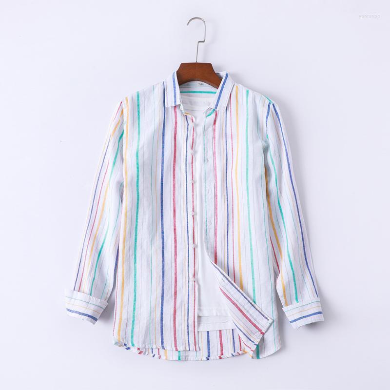 Men' Casual Shirts Men' Autumn Linen Shirt Male Relaxed Stripe Long Sleeve Japanese B051, See chart
Men' Casual Shirts Men' Autumn Linen Shirt Male Relaxed Stripe Long Sleeve Japanese B051, See chart