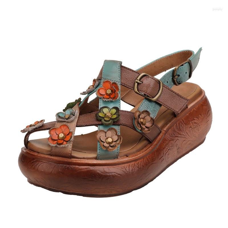 Sandals YourSeason Floral Personalized Leisure Comfortable Thick Soled Genuine Leather Women Hollow Peep Toe Shoe Of Sponge Cake, Orange
Sandals YourSeason Floral Personalized Leisure Comfortable Thick Soled Genuine Leather Women Hollow Peep Toe Shoe Of Sponge Cake, Orange