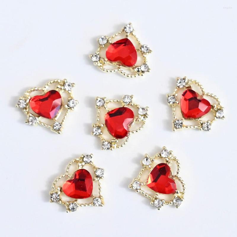 Nail Art Decorations 10pcs Loving Heart Valentine's Day Luxury Diamond Gilding Charms Glitter Hearts Shape Rhinestones Supplies
Nail Art Decorations 10pcs Loving Heart Valentine's Day Luxury Diamond Gilding Charms Glitter Hearts Shape Rhinestones Supplies