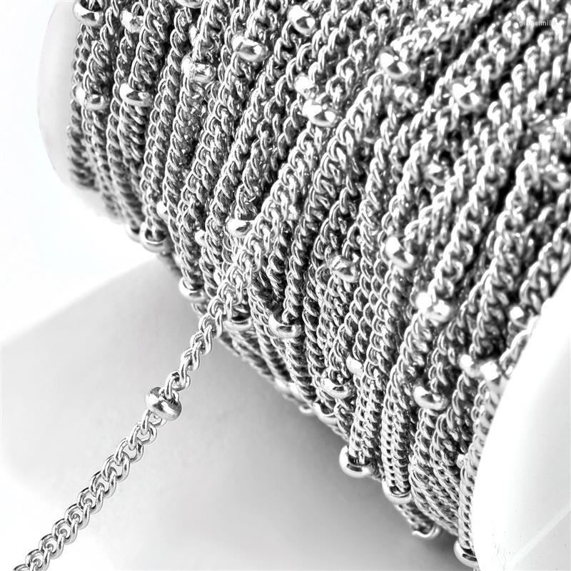 Chains 2 Meters Stainless Steel Chain With Beads Various Link Necklace Bulk Cable For DIY Jewelry Making Supplies Lot Wholesale
Chains 2 Meters Stainless Steel Chain With Beads Various Link Necklace Bulk Cable For DIY Jewelry Making Supplies Lot Wholesale