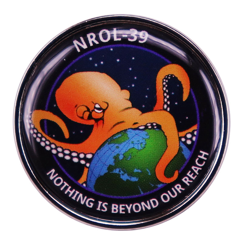 Other Fashion Accessories NROL-39 Nothing Is Beyond Our Reach Enamel Pin Space Octopus Globe Badge
Other Fashion Accessories NROL-39 Nothing Is Beyond Our Reach Enamel Pin Space Octopus Globe Badge