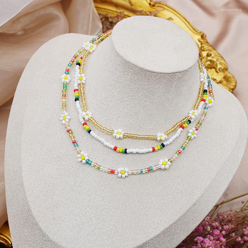 Choker ORZTOON Fashion Boho Colorful Seed Beads Flower Necklaces For Women Chic Handmade Beaded Necklace Trendy Female Jewelry
Choker ORZTOON Fashion Boho Colorful Seed Beads Flower Necklaces For Women Chic Handmade Beaded Necklace Trendy Female Jewelry