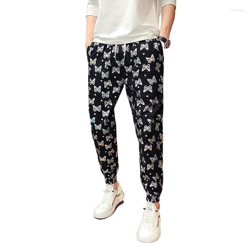 Men's Pants Men's Summer Korean Fashion Corset Casual Butterfly Print Capris And Slacks Thin Beach White Black, Black shorts
Men's Pants Men's Summer Korean Fashion Corset Casual Butterfly Print Capris And Slacks Thin Beach White Black, Black shorts