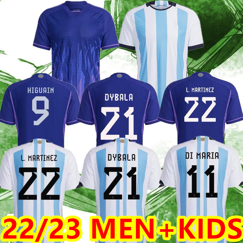 2022 Argentina soccer Jersey fans player version woRLD CUp DYBALA AGUERO MARADONA DI MARIA MESSIs 22 23 Home away Pre-match 2023 Men Kids kit sets football shirt 888, Away patch
2022 Argentina soccer Jersey fans player version woRLD CUp DYBALA AGUERO MARADONA DI MARIA MESSIs 22 23 Home away Pre-match 2023 Men Kids kit sets football shirt 888, Away patch