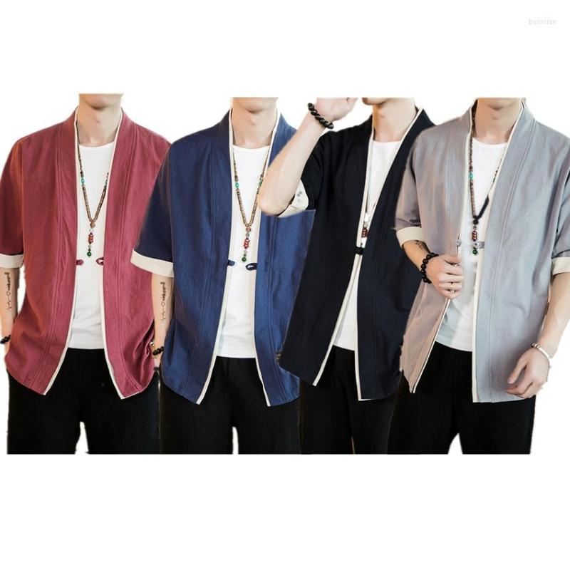 Ethnic Clothing 4Color Chinese Top Solid Traditional For Men Oversize Linen Shirt Tang Suit Retro Tai Chi
Ethnic Clothing 4Color Chinese Top Solid Traditional For Men Oversize Linen Shirt Tang Suit Retro Tai Chi