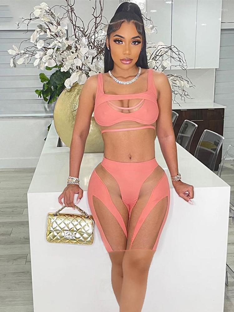 Women' Tracksuits Sisterlinda Sexy Mesh Patchwork Women 2 Piece Sets Summer Sporty Hollow Tank Top Biker Shorts Matching Outfits Female, Black
Women' Tracksuits Sisterlinda Sexy Mesh Patchwork Women 2 Piece Sets Summer Sporty Hollow Tank Top Biker Shorts Matching Outfits Female, Black