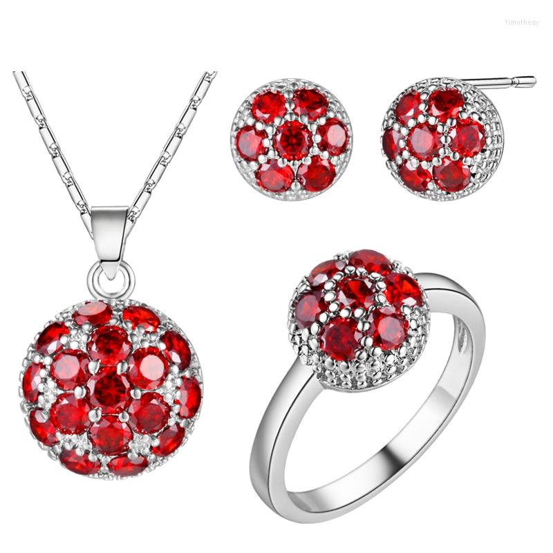 Necklace Earrings Set Bridal Wedding Jewelry Gift For Women Flower Necklace/Earrings/Ring Trendy With Brightly Pretty Colorful Big Zirconia, Picture shown
Necklace Earrings Set Bridal Wedding Jewelry Gift For Women Flower Necklace/Earrings/Ring Trendy With Brightly Pretty Colorful Big Zirconia, Picture shown