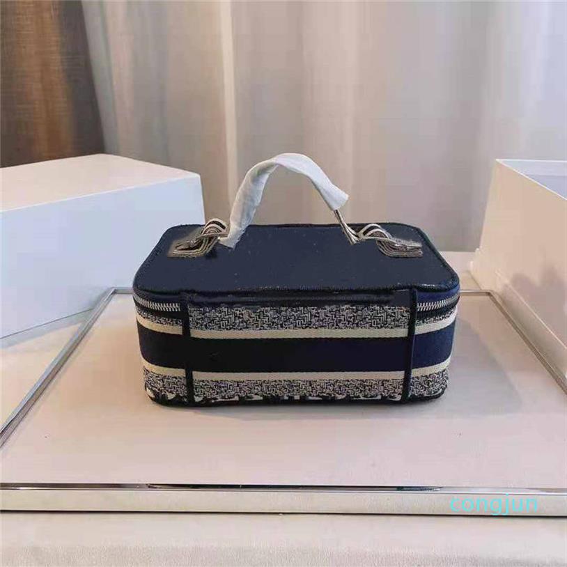 Designer- Fashion women's make-up bag retro letter jacquard embroidery handbag high quality temperament make-ups bags trend 2313F, Blue
Designer- Fashion women's make-up bag retro letter jacquard embroidery handbag high quality temperament make-ups bags trend 2313F, Blue