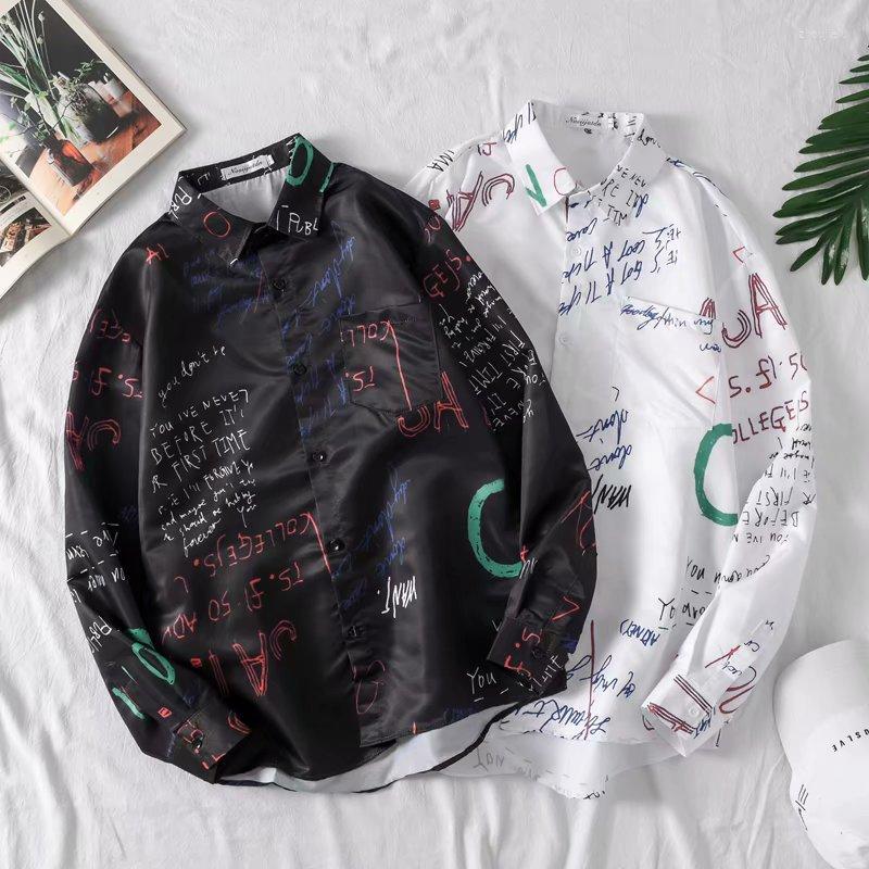 Men's Casual Shirts Graffiti Floral Shirt Long Sleeve Men's Autumn And Winter Printed Women's Cardigan, Black
Men's Casual Shirts Graffiti Floral Shirt Long Sleeve Men's Autumn And Winter Printed Women's Cardigan, Black