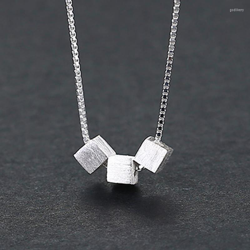 Choker Korean Silver Color Cube Box Beads Necklaces Pendants Long Chain Statement Necklace For Women Kolye Collares
Choker Korean Silver Color Cube Box Beads Necklaces Pendants Long Chain Statement Necklace For Women Kolye Collares