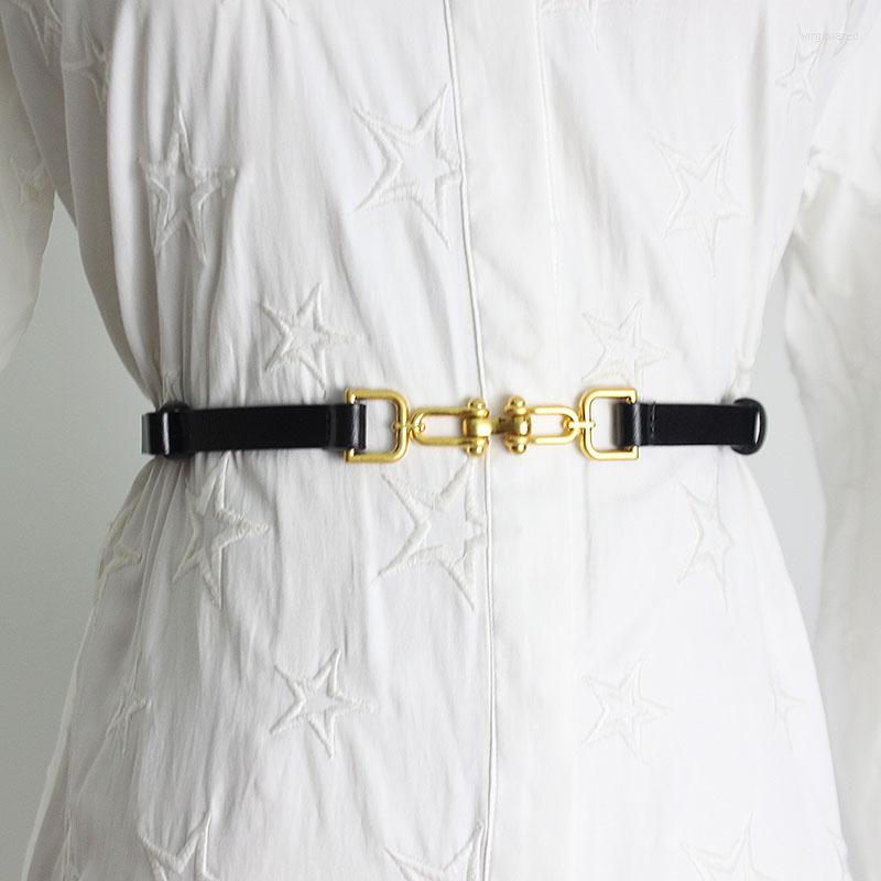 Belts Horse Bit Buckle INS Belt True Adjustable Simple All-match Dress Suit Waist Decoration Jeans, White
Belts Horse Bit Buckle INS Belt True Adjustable Simple All-match Dress Suit Waist Decoration Jeans, White