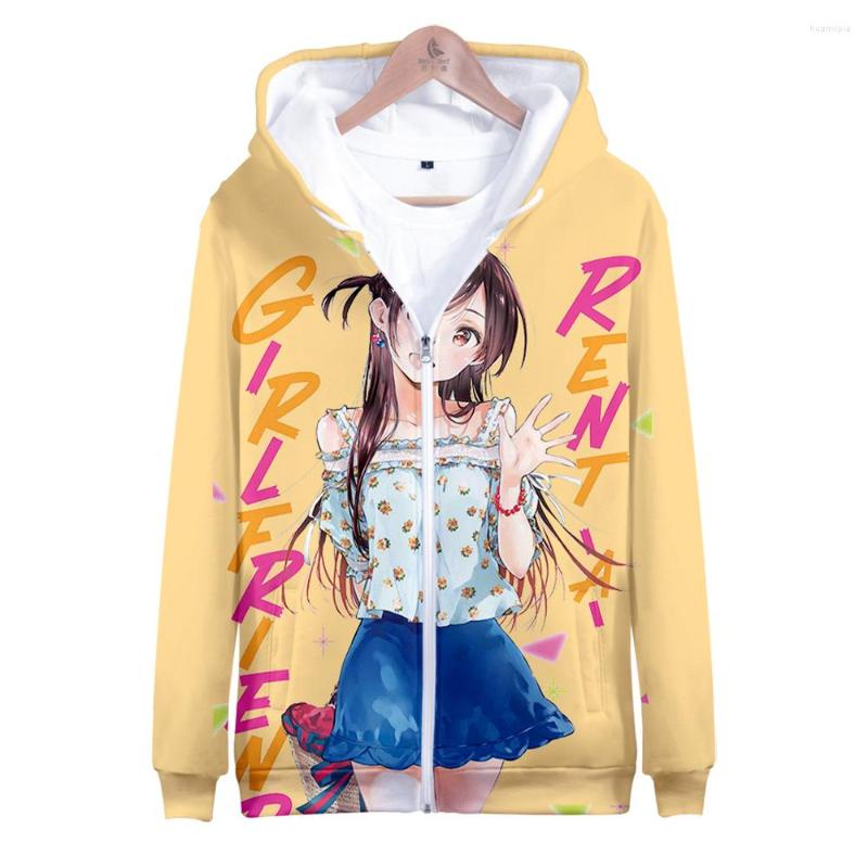 Men's Hoodies Hoodie Rent A Girlfriend Anime Zipper Unisex Fashion Zip Up Hooded Sweatshirt 3D Prints Streetwear Clothes, Picture shown
Men's Hoodies Hoodie Rent A Girlfriend Anime Zipper Unisex Fashion Zip Up Hooded Sweatshirt 3D Prints Streetwear Clothes, Picture shown