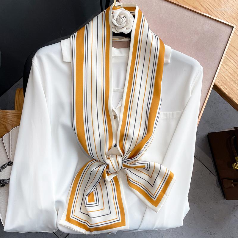 Scarves 2022 Ribbon Silk Scarfs For Women Striped Print Design Luxury Female Scarf Hairband Headband Neck Ties Lady Bag Hair
Scarves 2022 Ribbon Silk Scarfs For Women Striped Print Design Luxury Female Scarf Hairband Headband Neck Ties Lady Bag Hair