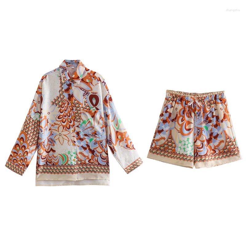 Women's Two Piece Pants 2022 Print Shorts Suit Women High Waist Bermuda Long Sleeve Baggy Shirts Matching Set Casual Sets Outfits, Short
Women's Two Piece Pants 2022 Print Shorts Suit Women High Waist Bermuda Long Sleeve Baggy Shirts Matching Set Casual Sets Outfits, Short