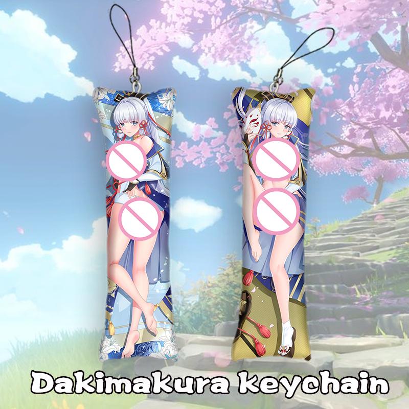Keychains Kamisato Ayaka Dakimakura Keychain Genshin Impact Key Chain Double Sided Mini Hanging Phone Ornament Cpsplay Anime
Keychains Kamisato Ayaka Dakimakura Keychain Genshin Impact Key Chain Double Sided Mini Hanging Phone Ornament Cpsplay Anime
