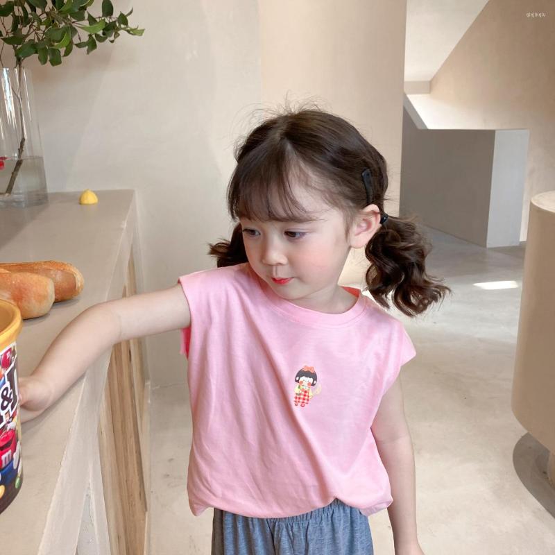 Shirts Girls Summer Cute Cartoon Printing Backless Tees 4 Colors Cotton Cool Sleeveless Tops Kids Vests, Pink
Shirts Girls Summer Cute Cartoon Printing Backless Tees 4 Colors Cotton Cool Sleeveless Tops Kids Vests, Pink