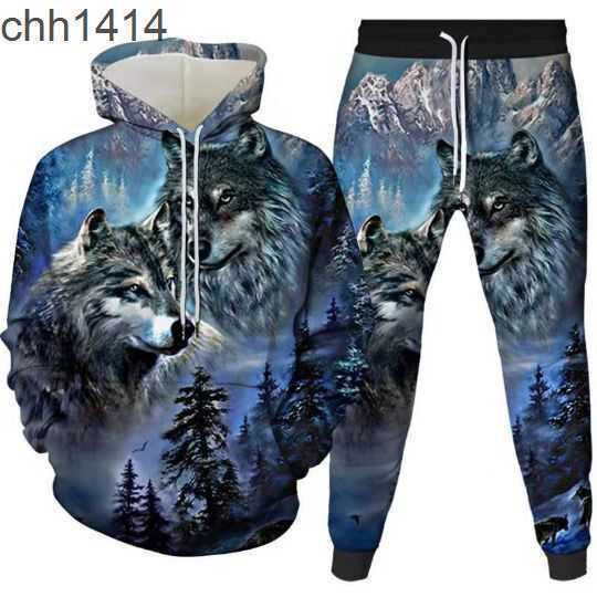 Autumn and winter new animal wolf 3D printed essentials hooded suit leisure sports couple sweater
Autumn and winter new animal wolf 3D printed essentials hooded suit leisure sports couple sweater