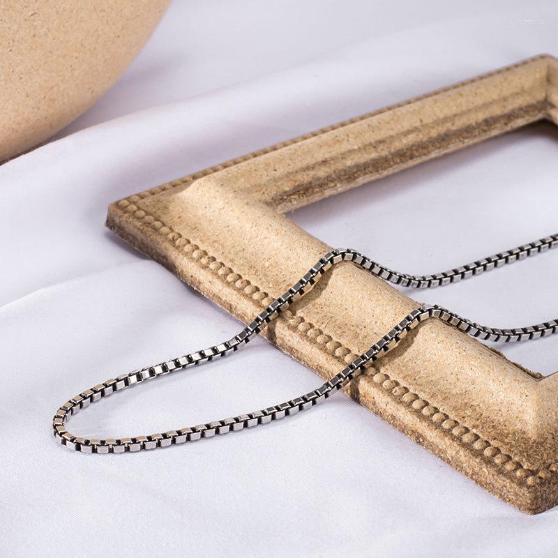 Chains Old-fashioned Tai-silver Necklace Man 925 Sterling Silver Nacklace Vintage Jewelry Clavicle Chain Pendant Gift For Women
Chains Old-fashioned Tai-silver Necklace Man 925 Sterling Silver Nacklace Vintage Jewelry Clavicle Chain Pendant Gift For Women