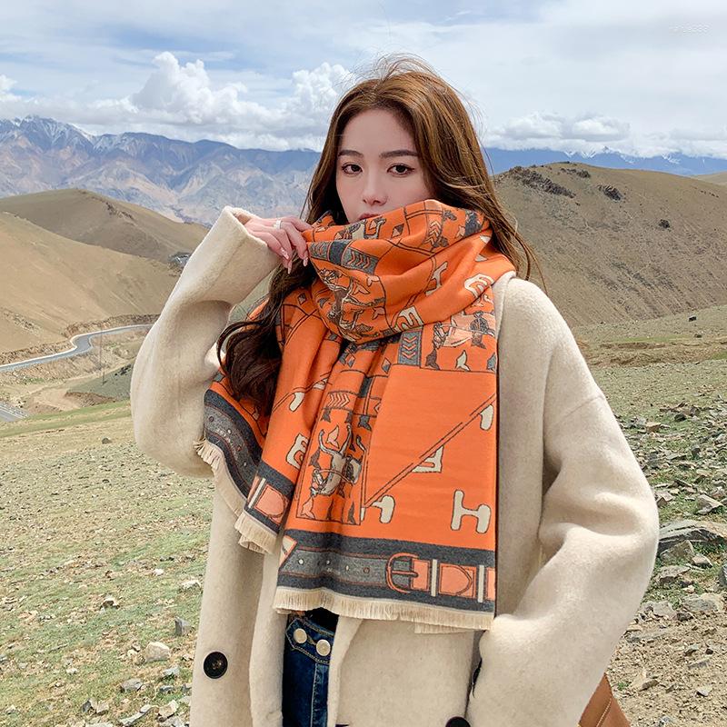 Scarves 2022 Thick Cashmere Winter Scarf Pink Grey Horse Print Warm Pashmina Foulard Lady Soft Bufanda Shawls Wraps
Scarves 2022 Thick Cashmere Winter Scarf Pink Grey Horse Print Warm Pashmina Foulard Lady Soft Bufanda Shawls Wraps