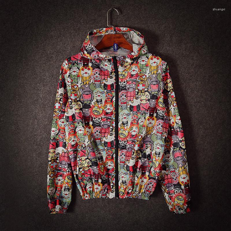 Men's Jackets YuWaiJiaRen Japanese Harajuku Jacket Men And Women Monster Print Thin Hooded Coat Hip Hop Sunscreen Windbreaker For Lover, Multi
Men's Jackets YuWaiJiaRen Japanese Harajuku Jacket Men And Women Monster Print Thin Hooded Coat Hip Hop Sunscreen Windbreaker For Lover, Multi