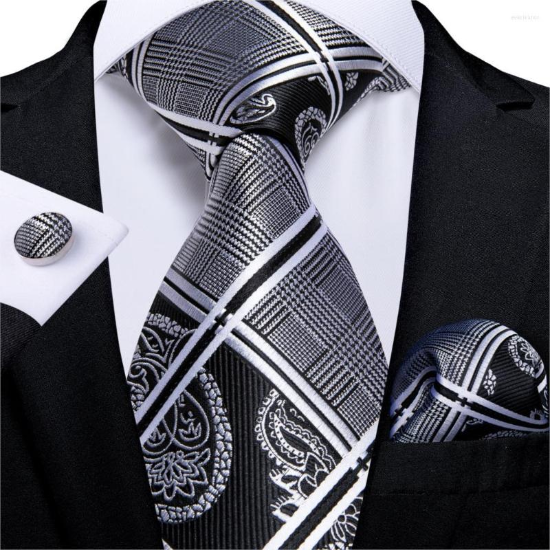 Bow Ties Fashion Black Silver Plaid Floral Paisley Silk Men 8cm Business Wedding Necktie Pocket Square Mens Gift Cravat DiBanGu
Bow Ties Fashion Black Silver Plaid Floral Paisley Silk Men 8cm Business Wedding Necktie Pocket Square Mens Gift Cravat DiBanGu