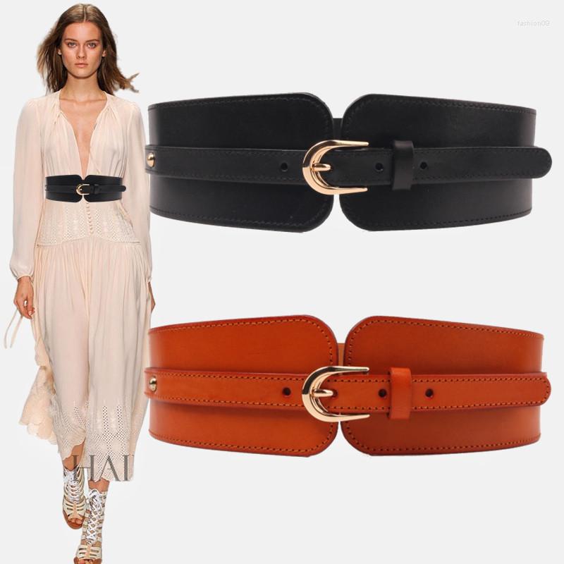 Belts Luxury Wide Women Belt Black PU Leather Elastic Corset Female Vintage Wild Pin Buckle Waistband Seal
Belts Luxury Wide Women Belt Black PU Leather Elastic Corset Female Vintage Wild Pin Buckle Waistband Seal
