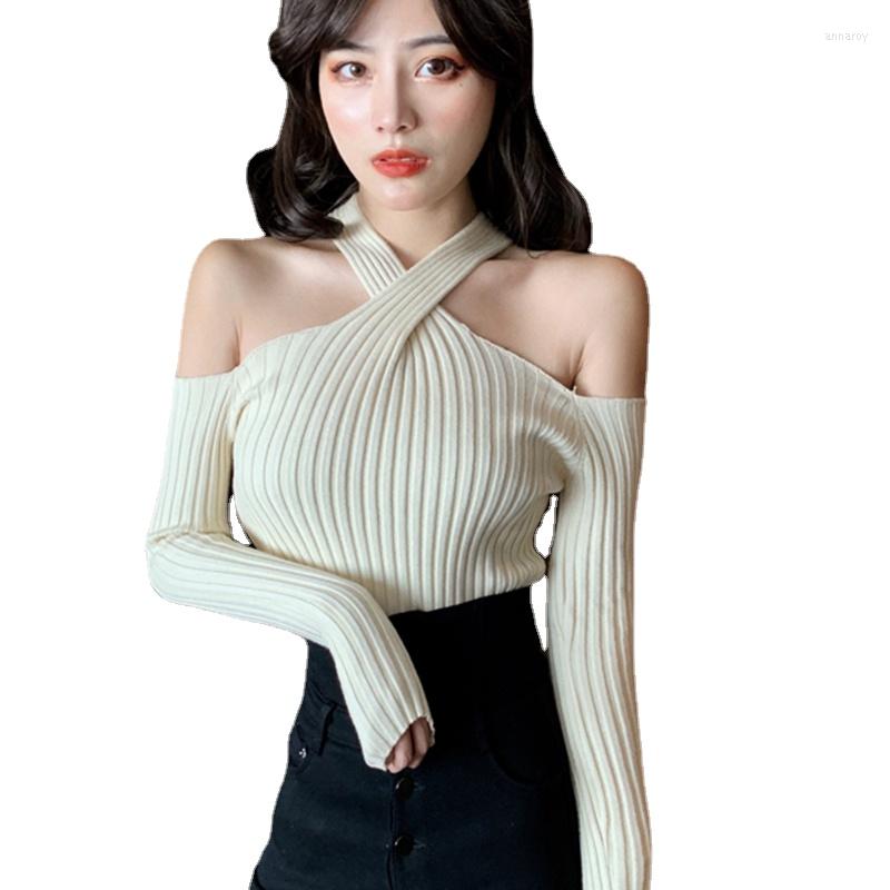 Women's Sweaters Korean Ulzzang Sexy Club Off Shoulder Criss-cross Knitted Pullovers Autumn Style Slash Neck Halter Women Sweater Fashion, Black
Women's Sweaters Korean Ulzzang Sexy Club Off Shoulder Criss-cross Knitted Pullovers Autumn Style Slash Neck Halter Women Sweater Fashion, Black