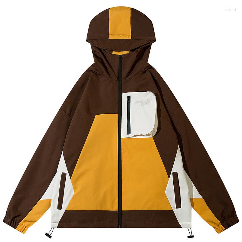 Men's Jackets Mens Harajuku Thin Patchwork Jacket Windbreaker Autumn Unisex Vintage Color Block Hooded Waterproof Chaquetas Hombre, 16
Men's Jackets Mens Harajuku Thin Patchwork Jacket Windbreaker Autumn Unisex Vintage Color Block Hooded Waterproof Chaquetas Hombre, 16