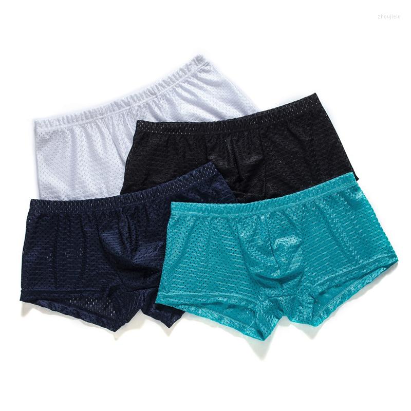 Underpants Men Underwear Ice Silk Breathable Boxer Summer Boys Sexy Men's Quick-drying Mesh Male Panties, Black
Underpants Men Underwear Ice Silk Breathable Boxer Summer Boys Sexy Men's Quick-drying Mesh Male Panties, Black