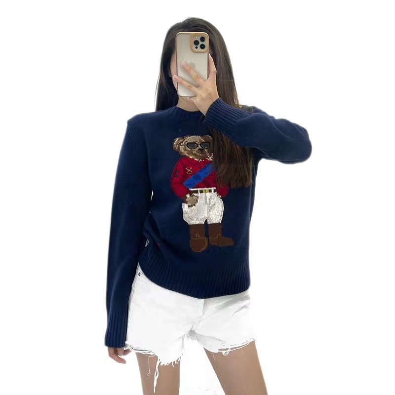 Autumn and Winter 2026 Women's Sweaters New Women's Cartoon Embroidery Bears Round Neck Pullover Sweater Shirt, Asian size
Autumn and Winter 2026 Women's Sweaters New Women's Cartoon Embroidery Bears Round Neck Pullover Sweater Shirt, Asian size