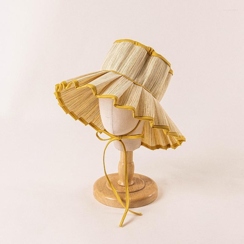 Berets Children's Spring Summer Fashion Casual Foldable Waterproof Paper Cloth Pleated Straw Hat Outdoor Travel Sunscreen Sun, Yellow
Berets Children's Spring Summer Fashion Casual Foldable Waterproof Paper Cloth Pleated Straw Hat Outdoor Travel Sunscreen Sun, Yellow