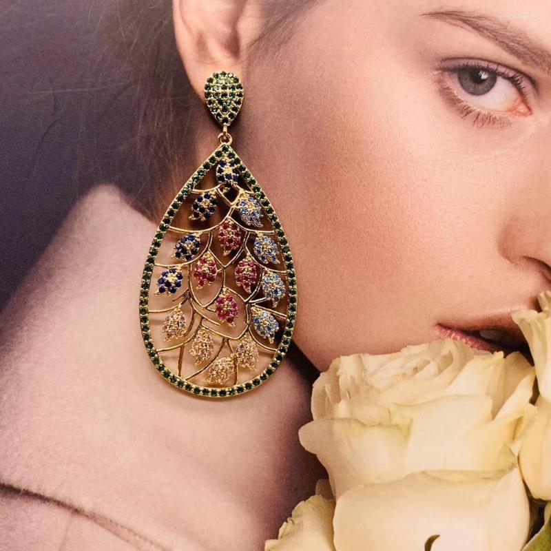 Dangle Earrings Luxury Oval Shape For Women Wedding Colorful Cubic Zirconia CZ DUBAI Bridal Boucle D'oreille E9513
Dangle Earrings Luxury Oval Shape For Women Wedding Colorful Cubic Zirconia CZ DUBAI Bridal Boucle D'oreille E9513
