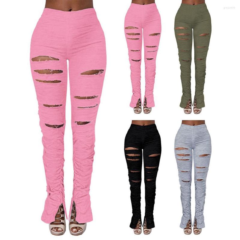 Women' Pants Distressed Women Flare Joggers High Waist Pleated Trousers Stacked Sweatpants Fitness Ruched Hole Sport Leggings, Green
Women' Pants Distressed Women Flare Joggers High Waist Pleated Trousers Stacked Sweatpants Fitness Ruched Hole Sport Leggings, Green