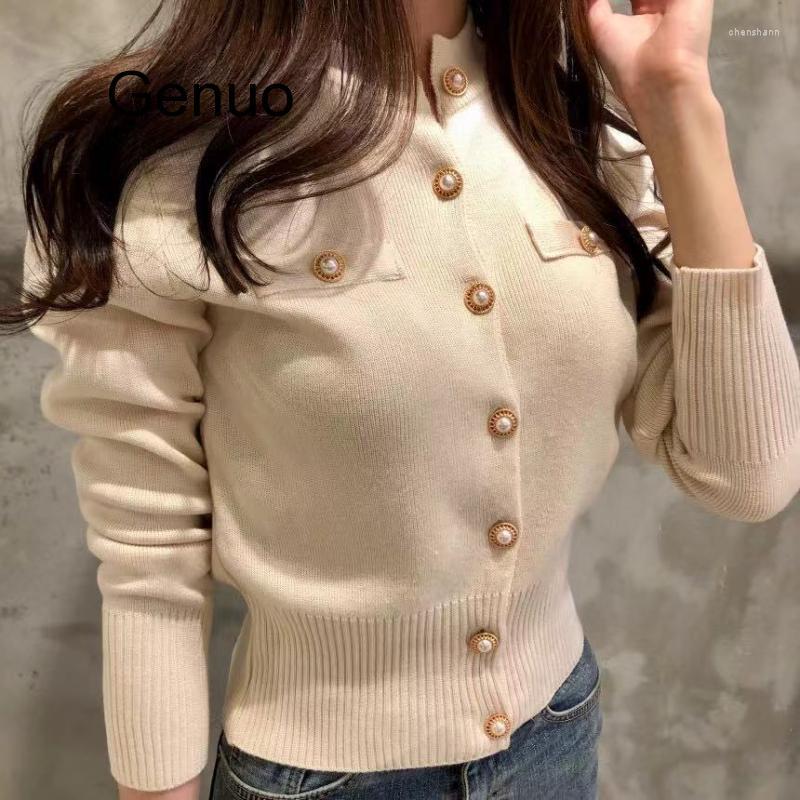 Women's Knits Women O-Neck Knitted Full Sleeve Cropped Buttons Slim Sweaters Cardigans Lady Single-breasted Sweater Crop Tops For Female, Black
Women's Knits Women O-Neck Knitted Full Sleeve Cropped Buttons Slim Sweaters Cardigans Lady Single-breasted Sweater Crop Tops For Female, Black