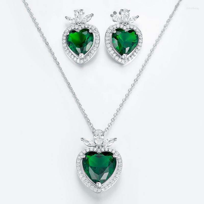 Necklace Earrings Set HADIYAN Trendy Cubic Zircon Charm Heart Earring And Sets Women Elegant High Quality CN933 Accesorios Mujer, Picture shown
Necklace Earrings Set HADIYAN Trendy Cubic Zircon Charm Heart Earring And Sets Women Elegant High Quality CN933 Accesorios Mujer, Picture shown