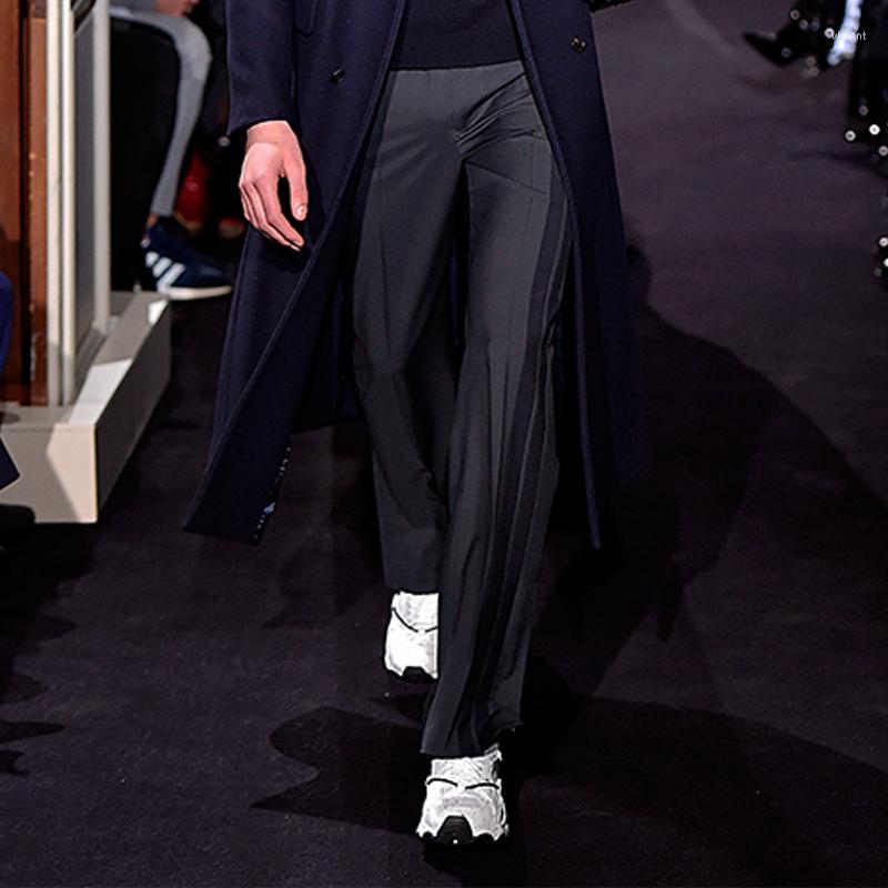 Men' Pants Men' Casual 2022 Large Designer Double Stitching Loose Small Straight Tube Personalized Open Micro Wide Leg, Black
Men' Pants Men' Casual 2022 Large Designer Double Stitching Loose Small Straight Tube Personalized Open Micro Wide Leg, Black