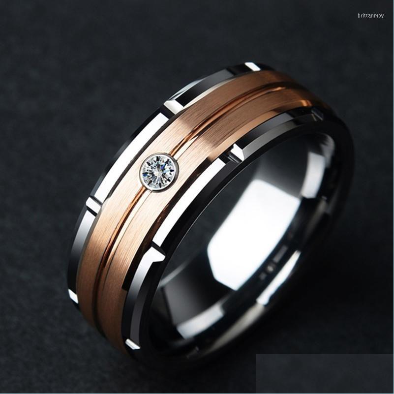 Wedding Rings Wedding Rings Fashion 8Mm Mens Double Groove Beveled Steel Ring Rose Gold Brushed Inlay Zircon Band Jewelry Gift Drop Dhius
Wedding Rings Wedding Rings Fashion 8Mm Mens Double Groove Beveled Steel Ring Rose Gold Brushed Inlay Zircon Band Jewelry Gift Drop Dhius