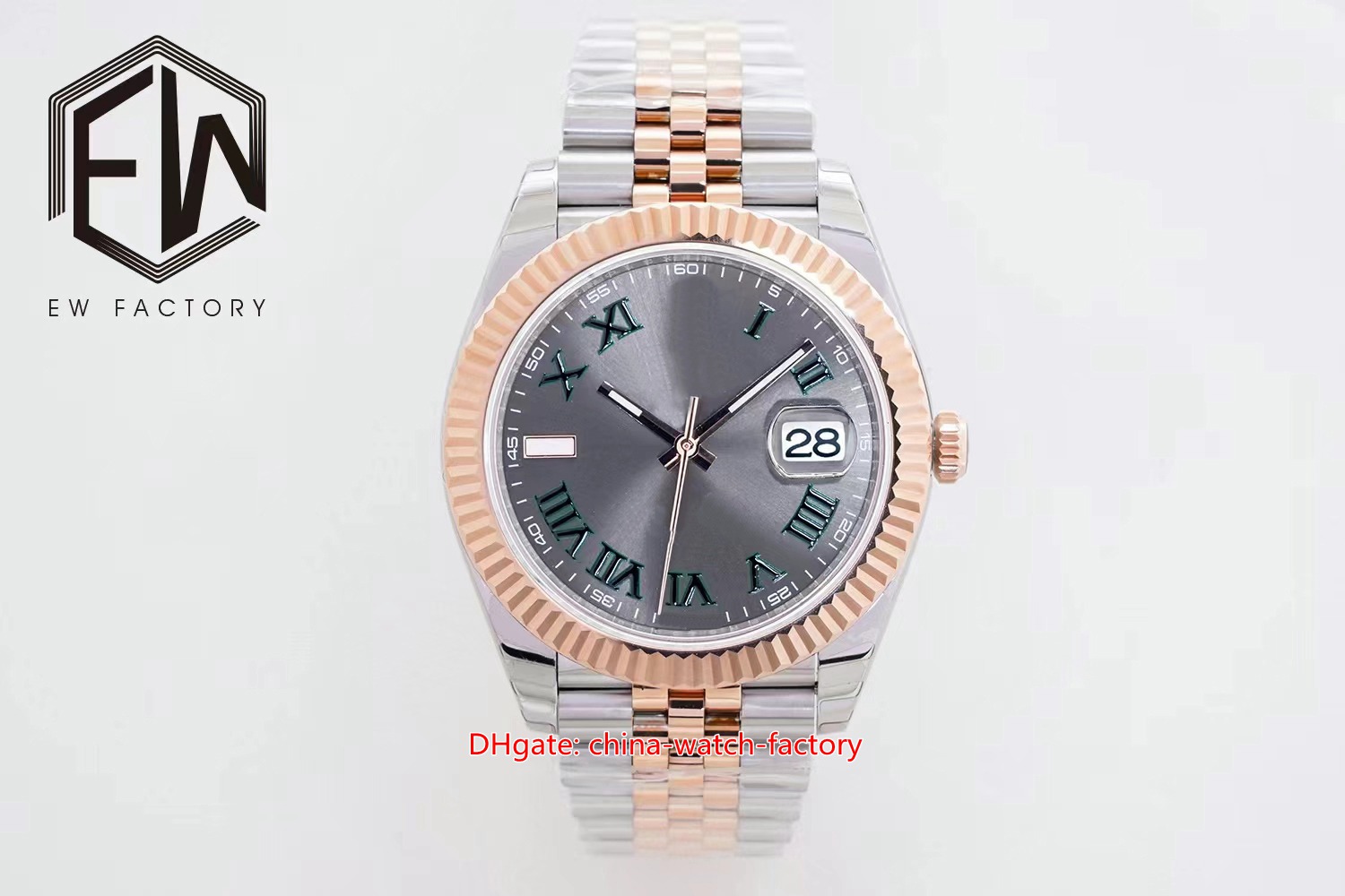 8 Style Super Factory Mens Watch 41mm 126334 126333 Wimbledon LumiNova 18k Gold & Steel Sapphire Watches CAL.3235 Movement Mechanical Automatic Men's Wristwatches